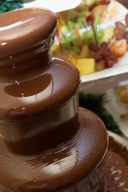 Chokolade fondue